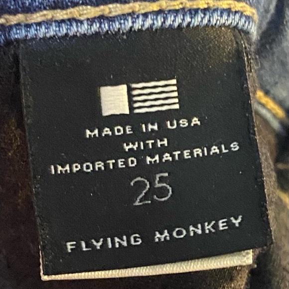 Flying Monkey Mid Rise Skinny Jeans Size 25 Waist - Picture 6 of 8